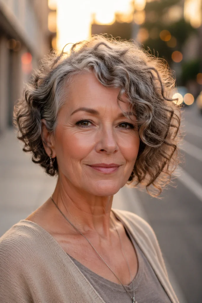 15 Curly Hairstyles for Women Over 60