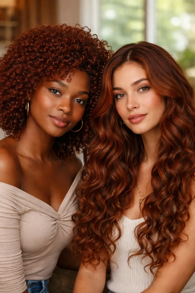 24 Auburn Curly Hair Styles for Natural Curls
