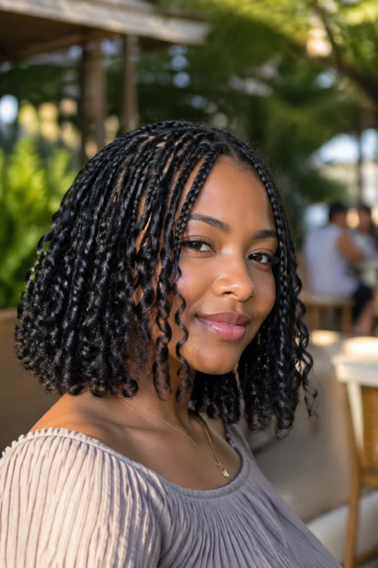 25 Boho Box Braids