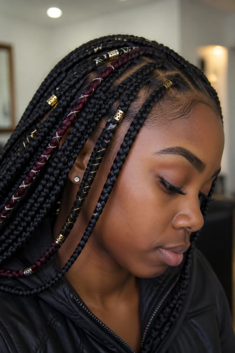 25 Peekaboo Box Braids