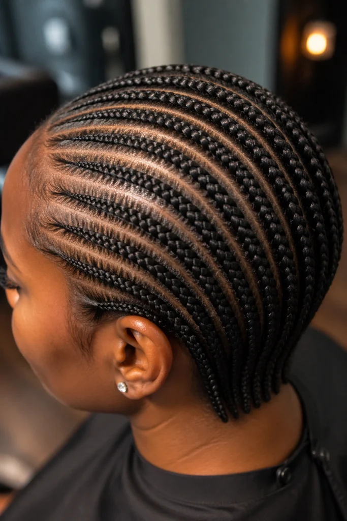 22 Small Stitch Cornrow Styles