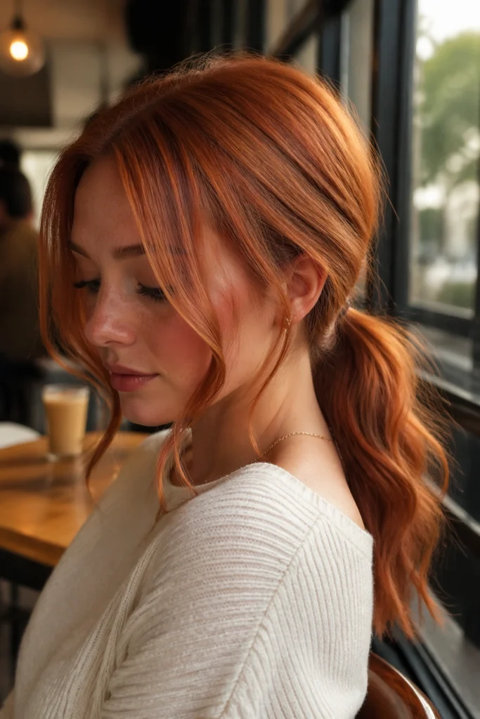 21 Red Ponytails for Long Hair