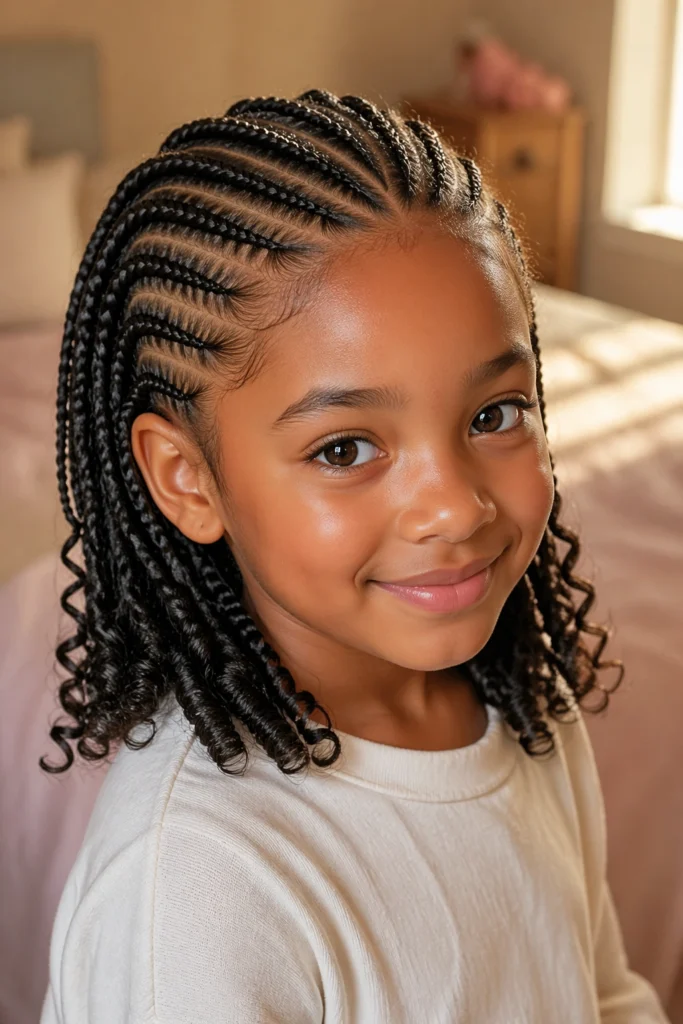 25 Easy Cornrow Styles for Kids