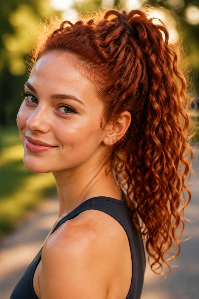 19 Copper Ponytails for Warm Undertones