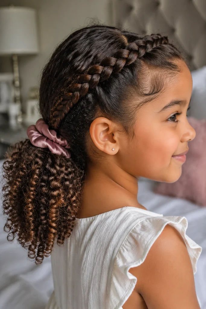 25 Ponytails for Kids With Curly Hair