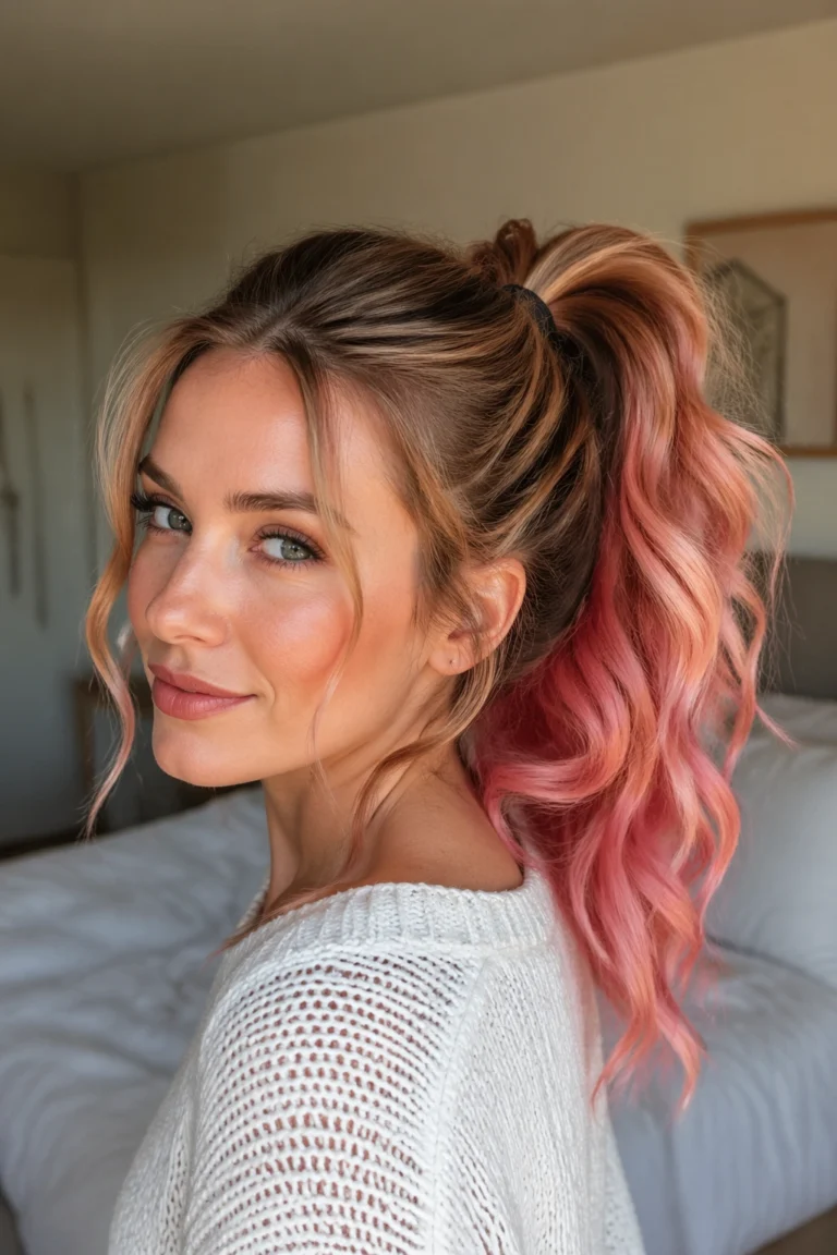 19 Ombre Ponytails for a Color Pop