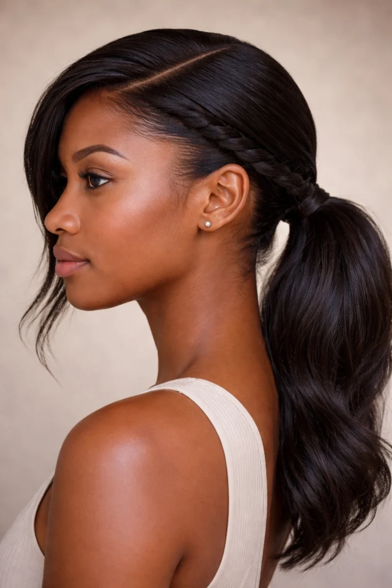 27 Twist Low Ponytails for Natural Hair