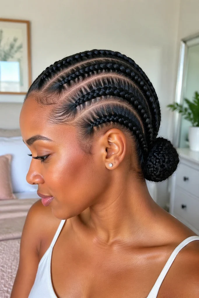 27 Low Ponytail Buns for Natural Hair