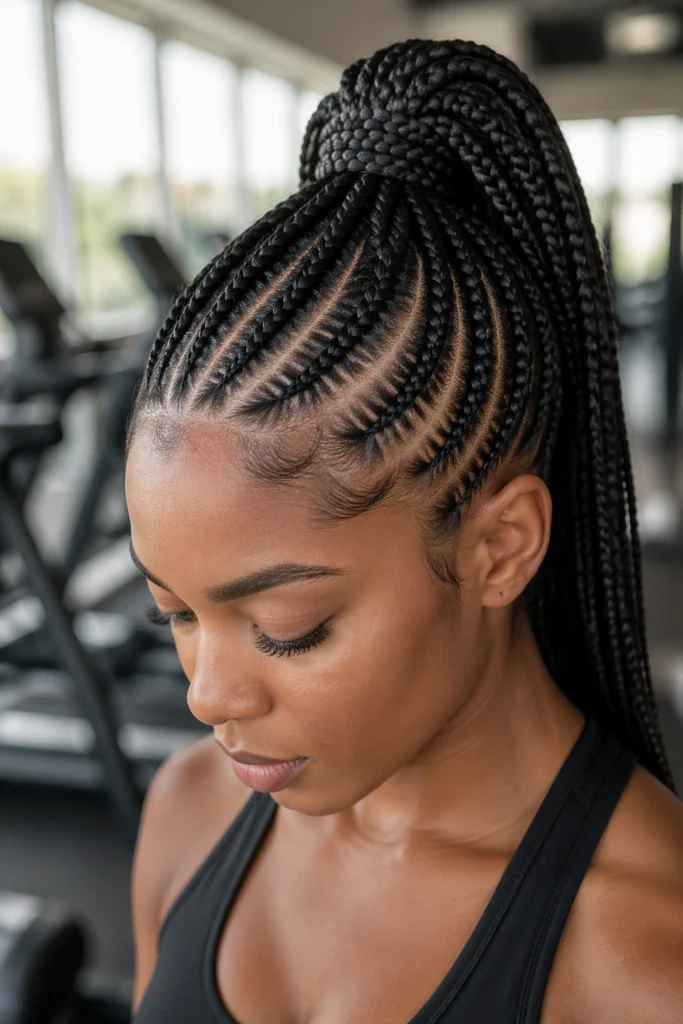 22 Feed In Cornrows for Medium Hair