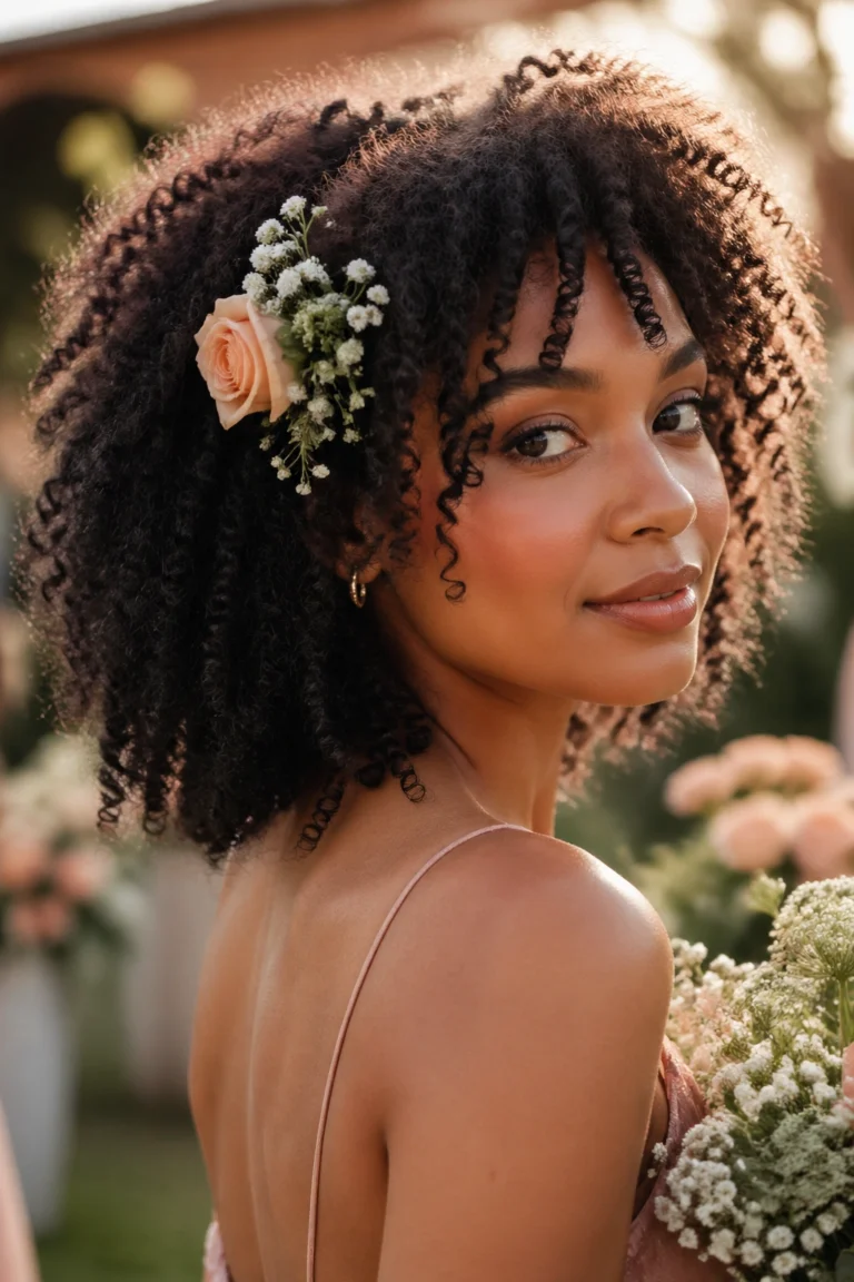 24 Bridesmaid Hairstyles for Natural Curls