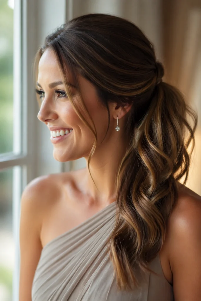 25 Side Ponytails for Bridesmaids