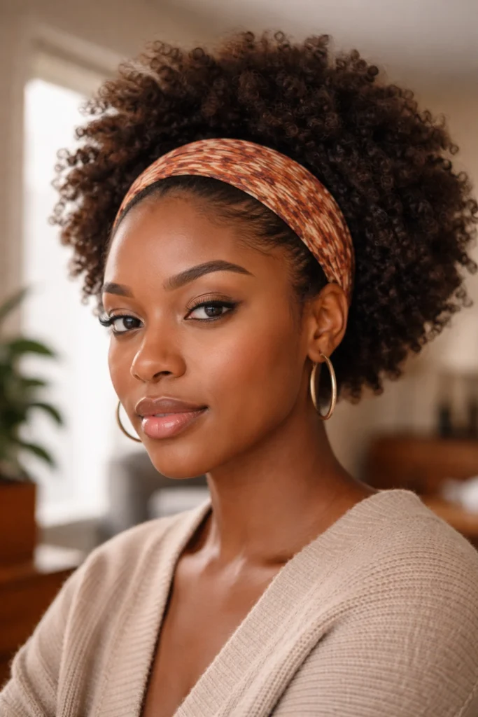 20 Afro Headband Looks for Lazy Days