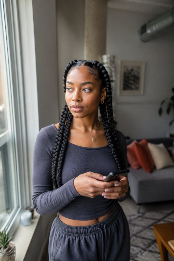 18 Two-Braid Box Braid Styles