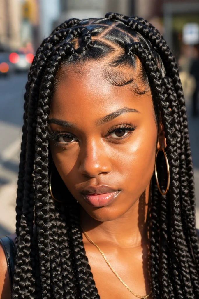 20 Zigzag Box Braids
