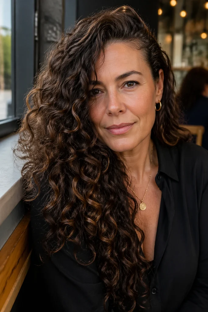 20 Curly Hairstyles for Women Over 40