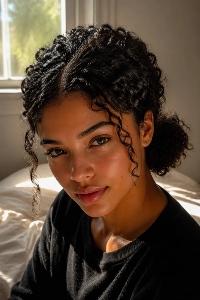 12 Dark Academia Styles for Curly Hair
