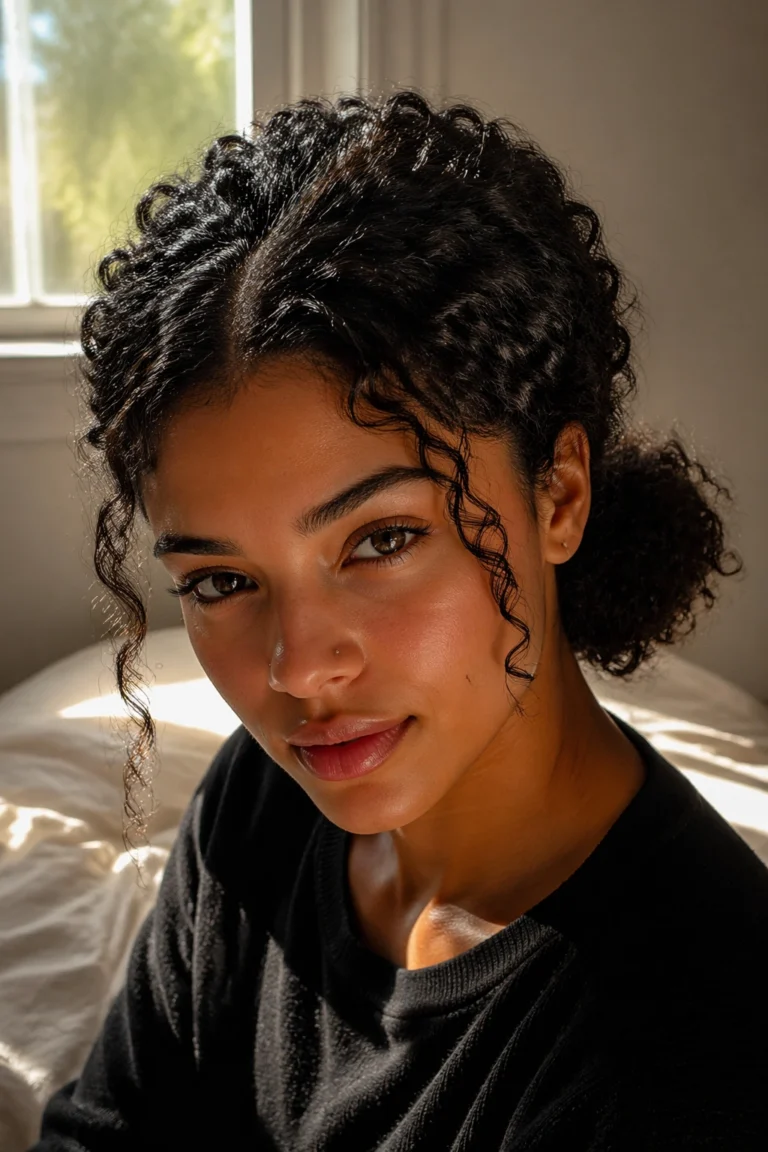 12 Dark Academia Styles for Curly Hair