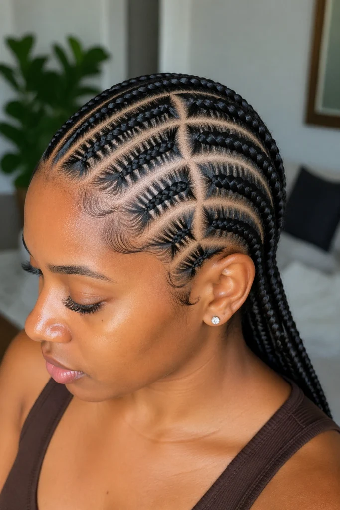 22 Freehand Cornrow Styles