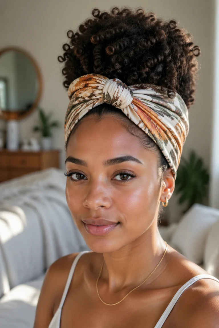 12 Headwrap Hairstyles for Curly Hair
