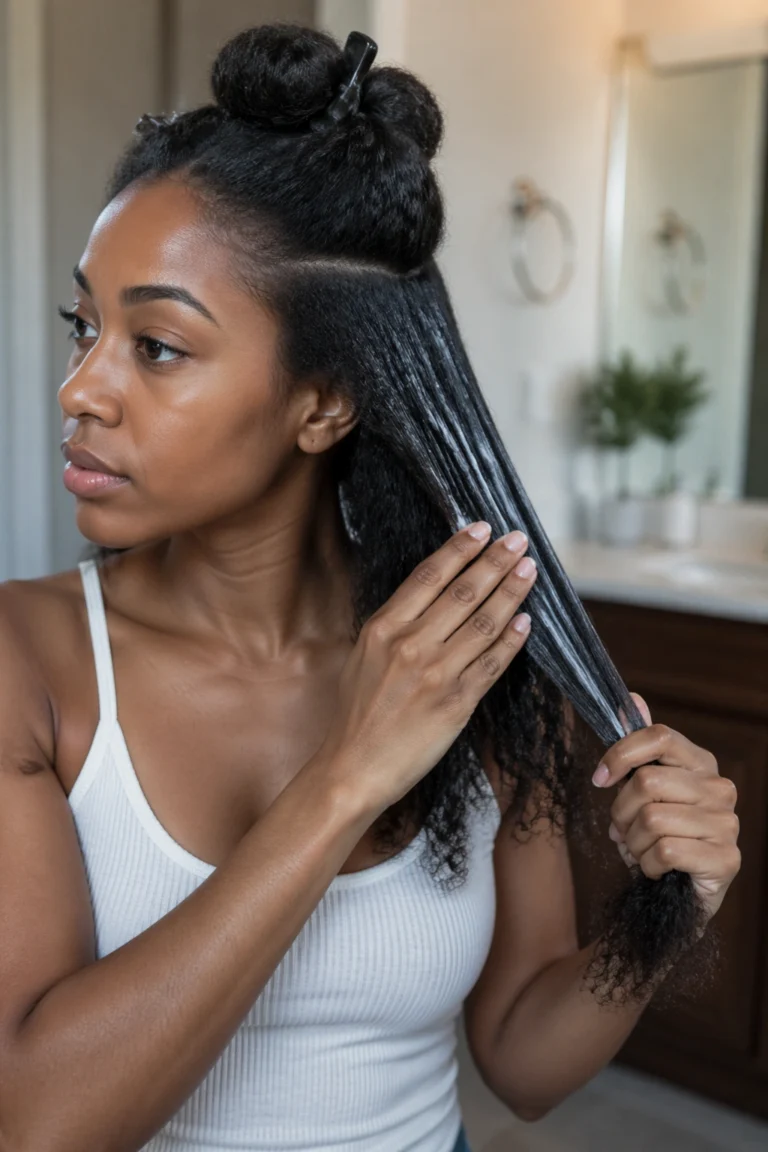 22 Half Up Wand Curls for Natural Hair