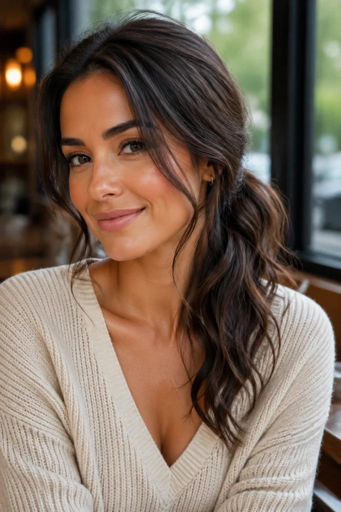27 Messy Side Ponytails That Still Look Put Together