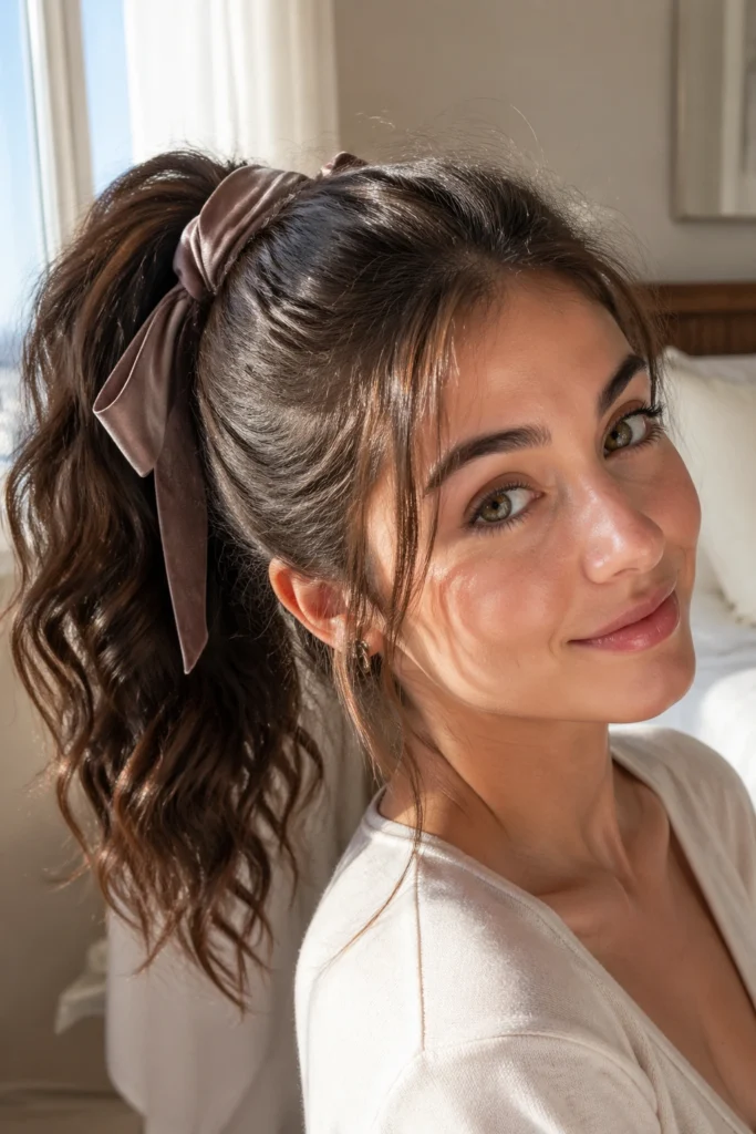 25 Wavy Ponytails for Thick Hair