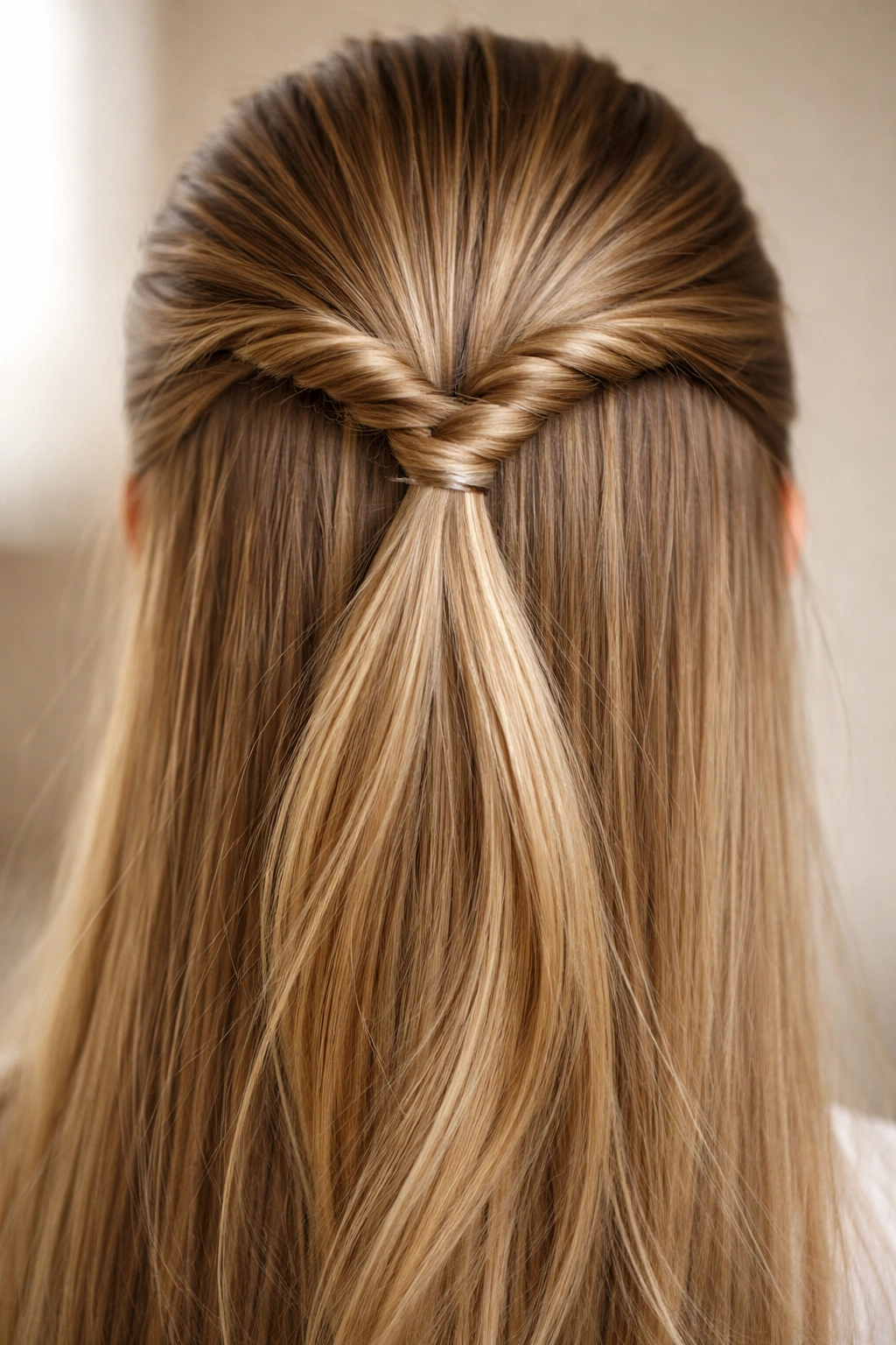 Close-up of rope twists forming a rope-like texture at the crown