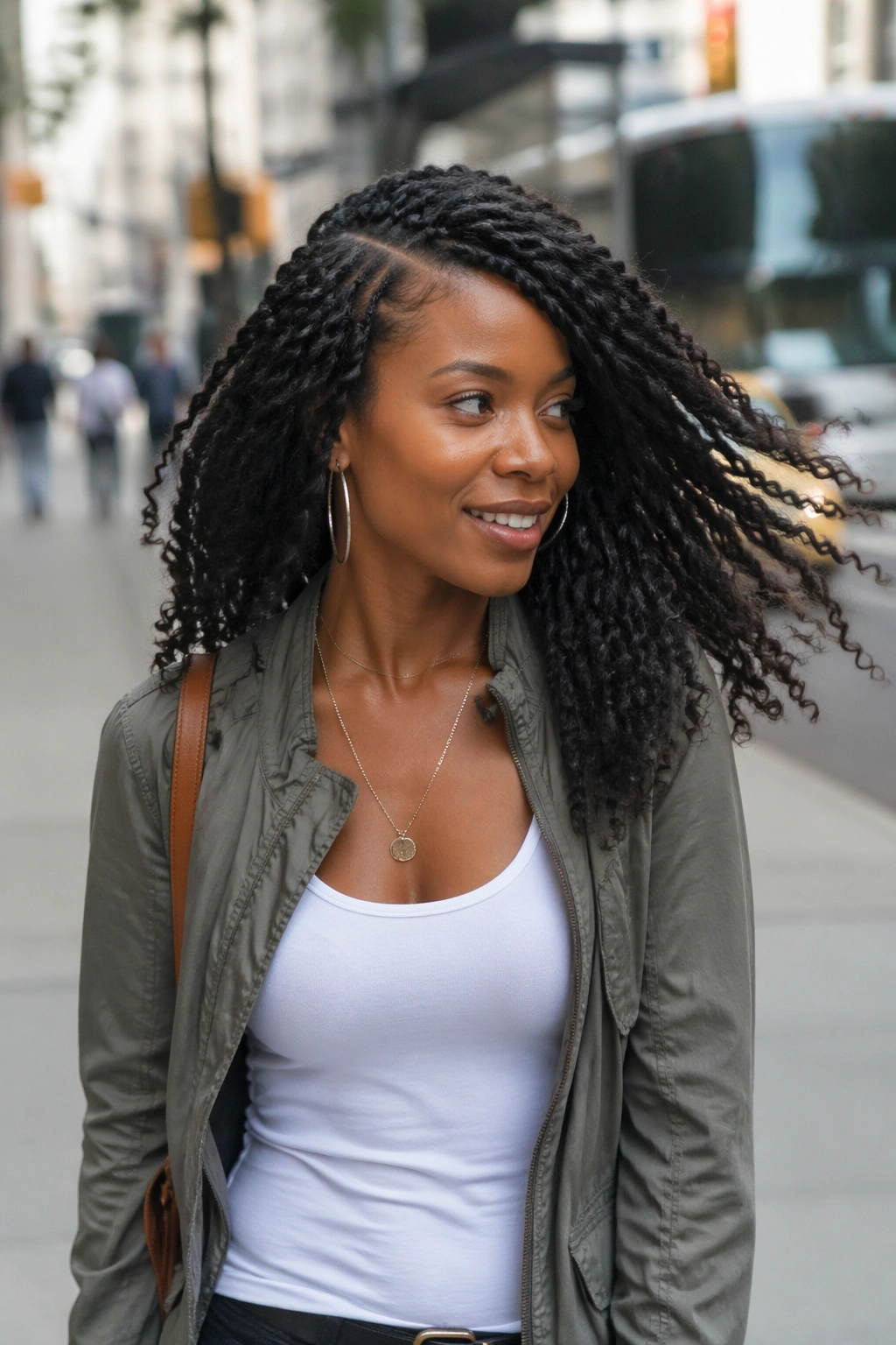 Side-swept twists with deep part in motion