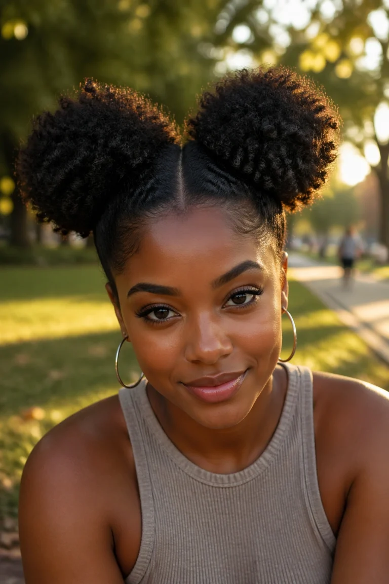 25 Curly Hair Updos for Black Women