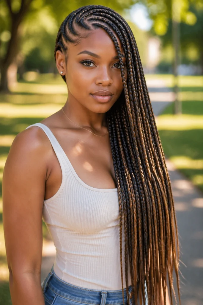 25 Lemonade Box Braids