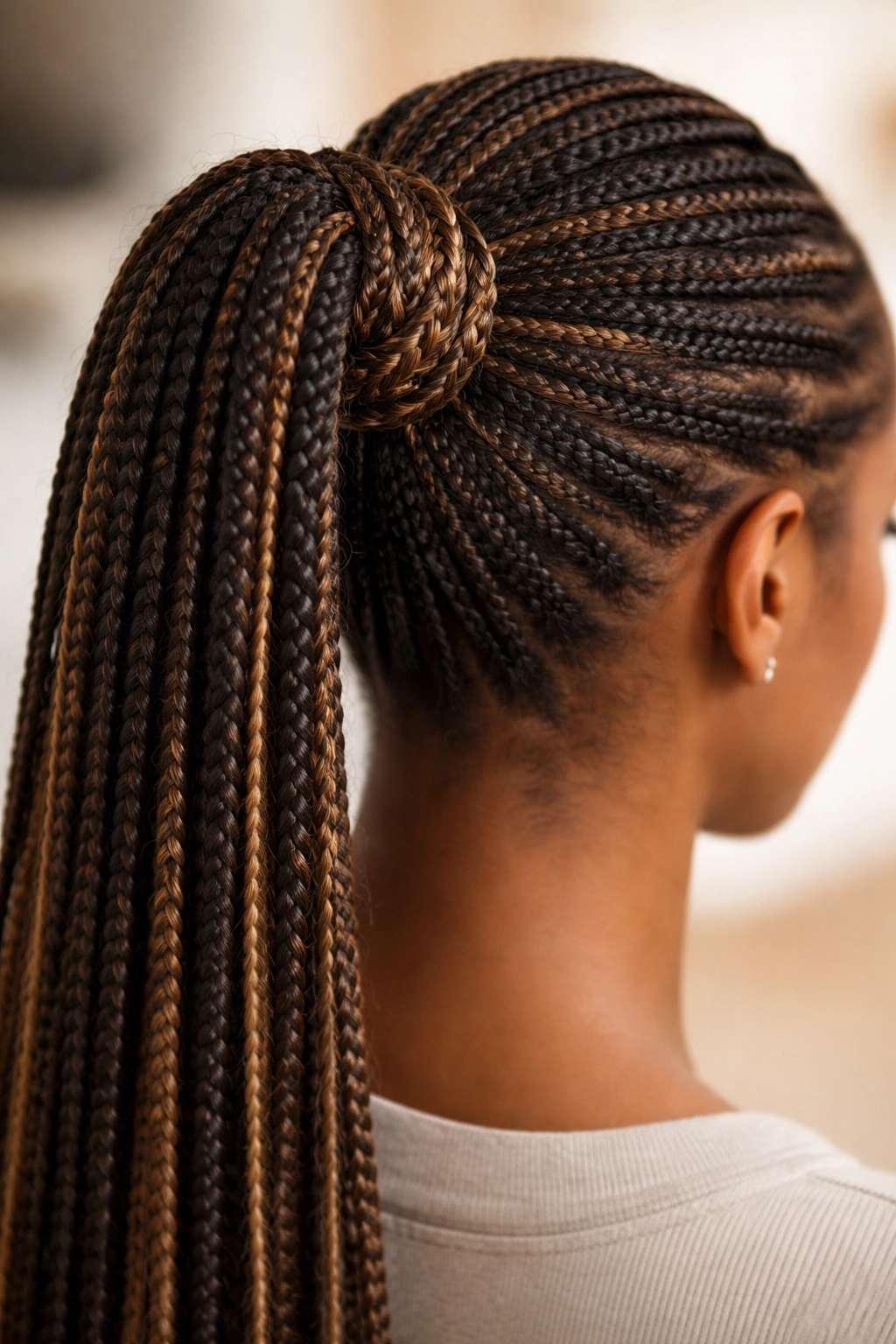 Wrapped-base braid wrap concealing hair tie with a securing pin