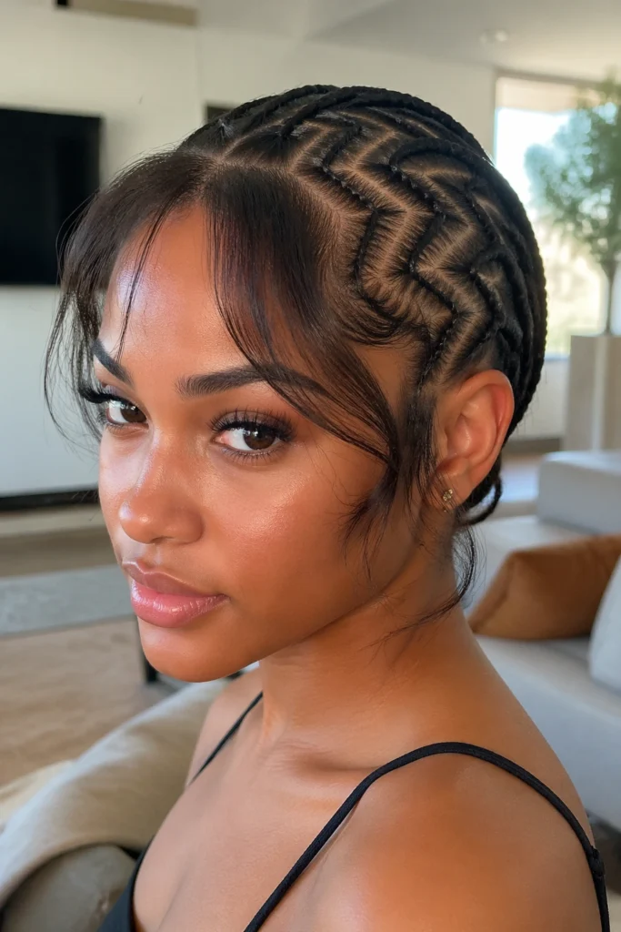 22 Zig Zag Cornrow Styles