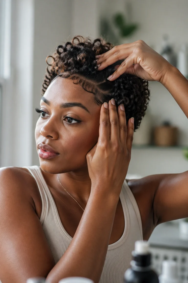 22 Short Curly Hair Updos for Natural Curls
